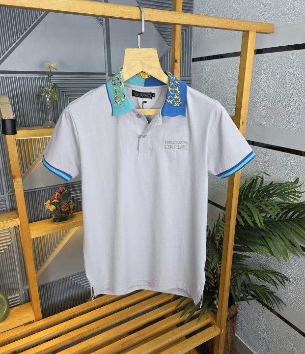 First copy Vers Polo T-shirt white K08-GY