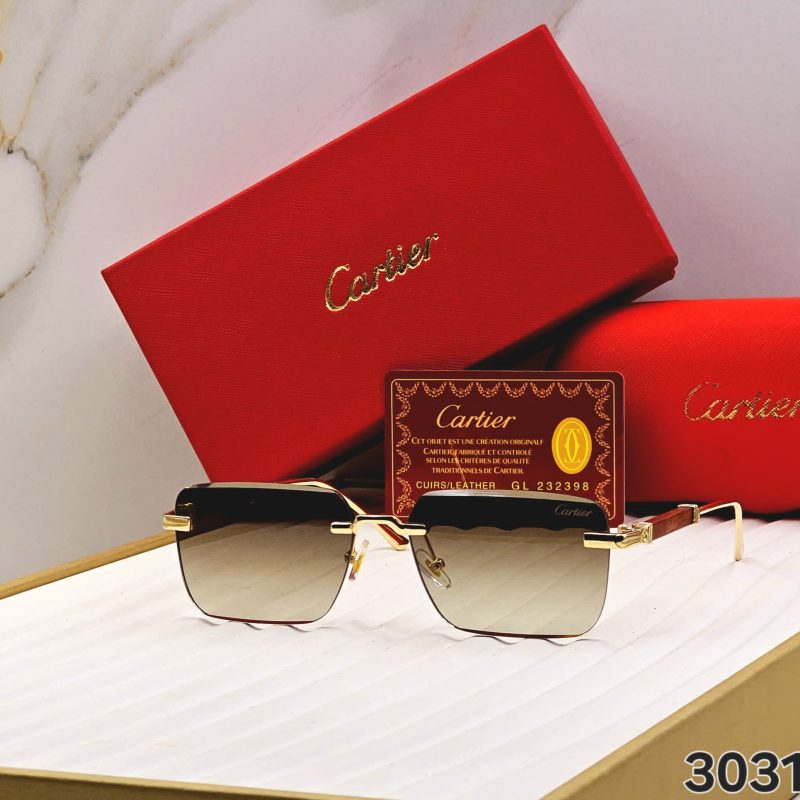 First copy Cartier Imported sunglass brown 3031