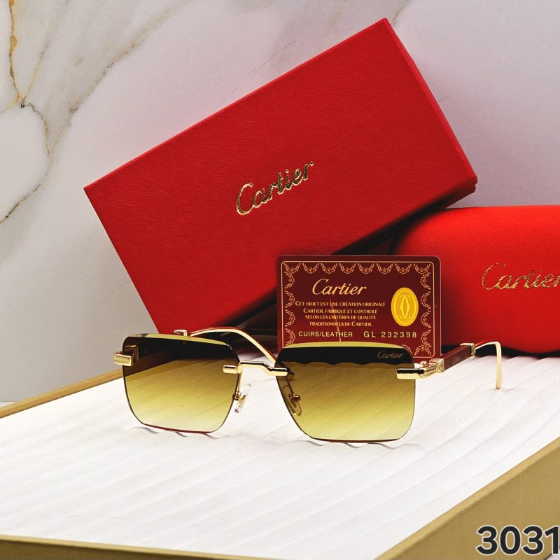 First copy Cartier Imported sunglass yellow 3031